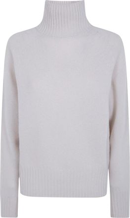 Seventy Ribbed Cropped Turtleneck Knitted Sweater