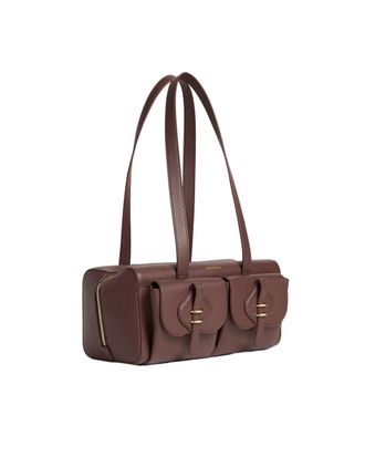 Coccinelle Womens Shoulder Bag Mavery Pocket Berry