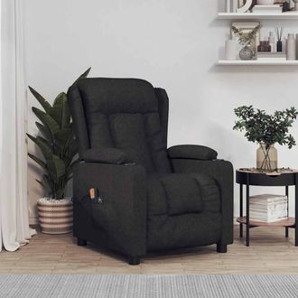 vidaXL Vidaxl - Sill&oacute;n De Masaje El&eacute;ctrico Tela Negro