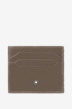 Montblanc Kompaktes Kartenetui aus Glattleder Meisterst&uuml;ck 6CC Mastic