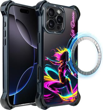 OEM Funda Para Iphone 16 Pro Max Ibizu Dropguard Ultra Con Magsafe, Electromove, Dance Rhythm
