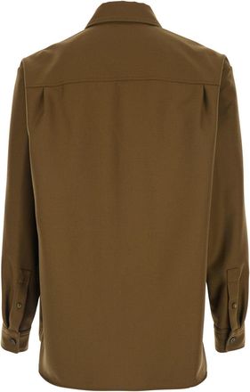 A.P.C. Mens Jacket Brown Wool Blend Polyester Coat