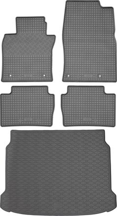 OEM Mazda 3 Iv (bp) Hatchback Desde Marzo De 2019: Juego De Alfombrillas De Goma Para Coche + Alfombrilla Para Maletero