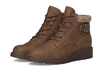 Blowfish Kinsley Zip Short Boots Womens Boots Taupe : 8.5 M, Synthetic