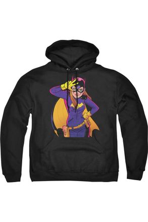 Gildan Batman Batgirl Moves Adult Pull Over Hoodie / Hooded Sweatshirt