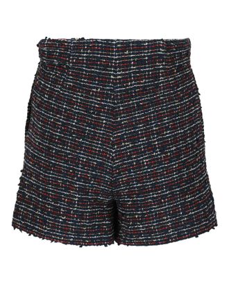 Valentino High-Rise Tweed Shorts