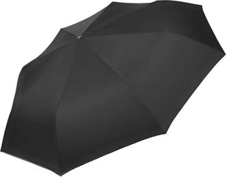 Piquadro Automatische windbestendige paraplu van gerecycled nylon - unisex - Accessoires - Zwart - Maat: ONE Size Nylon