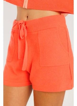 Crush Gozo Side Split Short In Coral