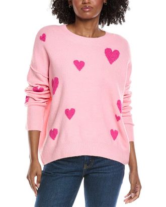 CeCe by Cynthia Steffe Heart Pattern Sweater