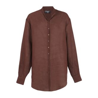Cortana Dames, Blouses & Shirts, Rood, Maat: XS Zijde
