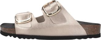 Scholl Metallic Taupe Slippers Noelle - Dames - Sandalen - Beige - 36 EU - Schoenen