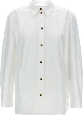 Ganni Lace-Up Shirt