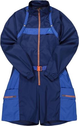 Nike Jordan Next Utility Capsule Flight Suit - Dames - Trainingspakken - Blauw - S - Polyester - Fitness