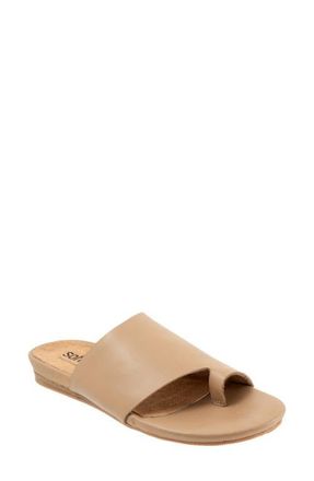 Softwalk Corsica 2.0 Toe Loop Sandal in Beige at Nordstrom, Size 10.5