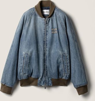 Miu Miu Denim blouson jacket