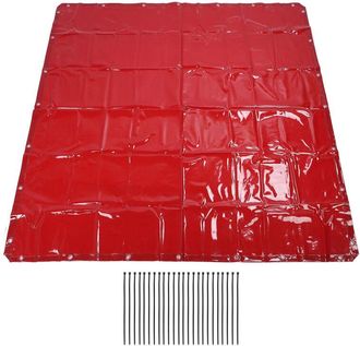 OEM Pantalla De Soldadura Roja De Gran Cobertura, Ign&iacute;fuga Y Resistente A Los Rayos Uv, 1,74 X 1,74 Metros (5,7 X 5,7 Pies), F&aacute;cil Instalaci&oacute;n Y Port&aacute;til,