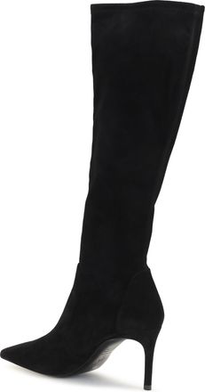 Stuart Weitzman Womens Boots Power Black Calf Leather