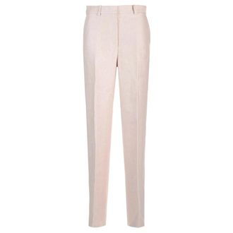 Theory Straight Trousers, female, Beige, S, High-waisted Trousers