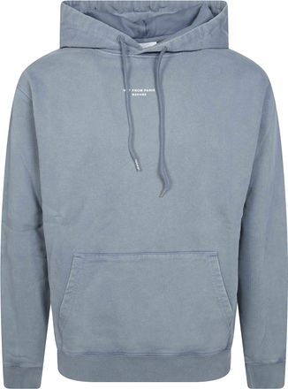 Dr&ocirc;le de Monsieur Classic Slogan Drawstring Hoodie
