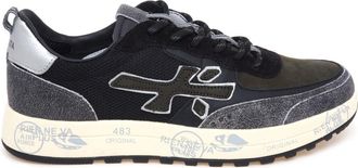 Premiata Nous Sneaker - Heren - Sneakers - Zwart - 44 EU - Leer - Schoenen