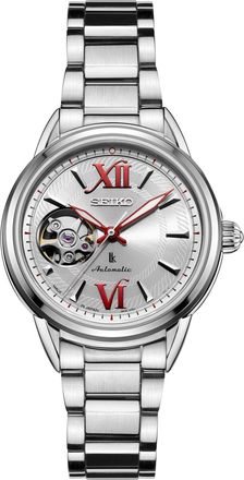 Seiko Minimalistic Japan Hollow Out Mechanical Silver SSA797J1