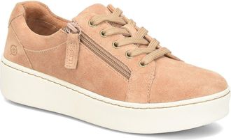 B&oslash;rn Moxie Platform Sneaker in Tan Leather at Nordstrom Rack, Size 6.5