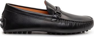 Tod's Black Leather Loafers