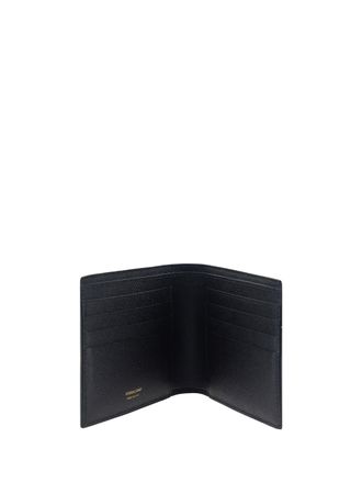 Ferragamo Mens Calfskin Billfold Wallet Black Calf Leather (bos Taurus) Umbrellas