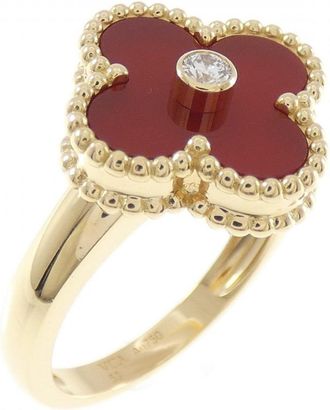 Van Cleef & Arpels Yellow Gold (18K) Band Ring (Pre-Owned)