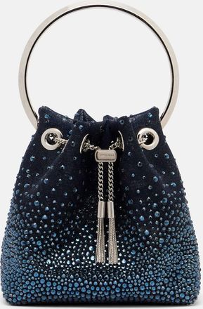 Jimmy Choo London Bon Bon embellished mesh bucket bag
