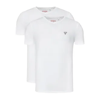 Guess Tops, Heren, Wit, XL, Katoen, Pack van 2 T-shirts
