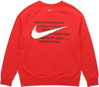Nike AS Mens Nike Sportswear SWOOSH CRW FT University Red CJ4872-657