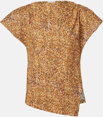 Isabel Marant T-shirt asimmetrica Sebani in cotone