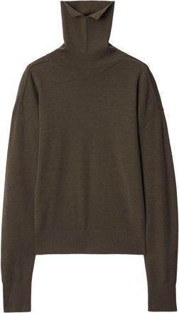 Burberry wool sweater - women - Wool - L - Brown