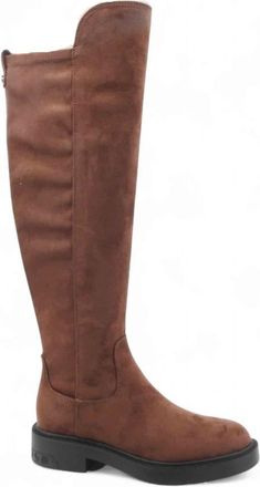 Guess Over-knee Laarzen - Dames - Hoge Laarzen - Bruin - 37 EU - Leer - Schoenen