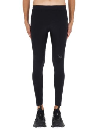 Yohji Yamamoto Slim Fit Athletic Pants with Tapered Design and Zippered Hem