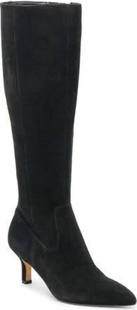 Dolce Vita Attie H2O Water Resistant Knee High Boot in Onyx Suede H2O at Nordstrom Rack, Size 8