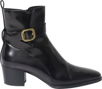 Tod's TodS Pre-owned Womens Block Heel Wrap Detail Ankle Boots in Black Leather - Size UK 3.5