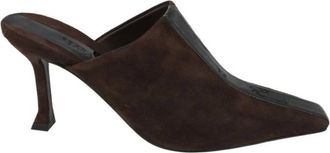 Ferragamo Ferragamo Sophye Suede Mules