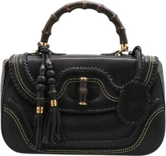 Gucci Borsa New Bamboo Pre-owned - - Pre-owned - Donna - Nero - ONE SIZE