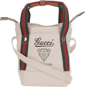 Gucci Beige Logo Large Tote