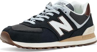 New Balance Classics U574v2 Shoes Brown/Dark Silver Metallic : US Mens 10 - Womens 11.5 D - Medium, Textile