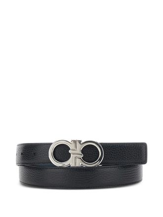 Ferragamo Giancini logo buckle belt - Black