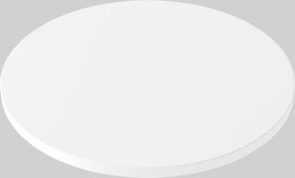 OEM Tablero Laminado Blanco, Redondo, Di&aacute;metro 90 Cm, Para Escritorios, Mesas, Mesas De Centro