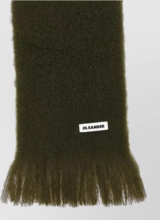 Jil Sander mohair wool scarf