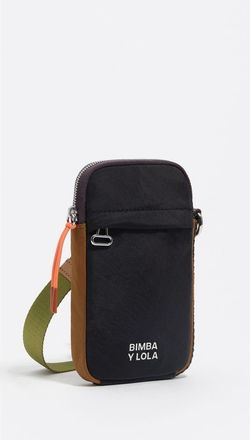 Bimba & Lola Nylon Phone Case in Black at Nordstrom