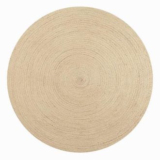 Jonathan Y Designs Zara Braided Coastal Cottage Round Jute Round Area Rug in Ivory at Nordstrom, Size 4Ft 0In X 4Ft 0In