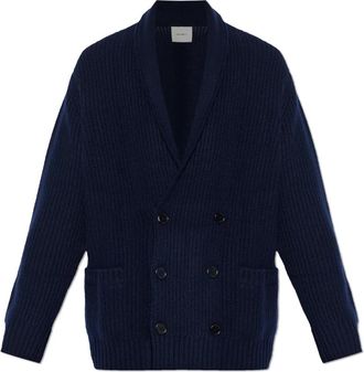 Lisa Yang Lyle Cardigan Jacket - Heren - Cashmere truien - Blauw - XL - Kasjmier - Truien & Vesten