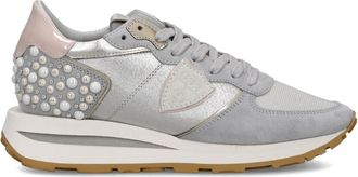 Philippe Model Sneakers Trpx Haute Running - Dames - Sneakers - Grijs - 37 EU - Katoen - Schoenen
