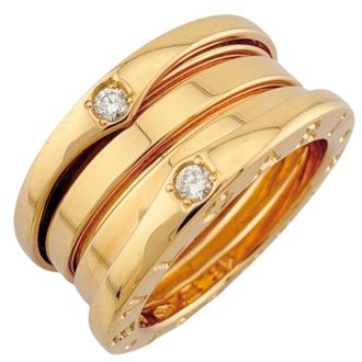 Bulgari Pink Gold Pink Gold (18K) Band Ring (Pre-Owned)